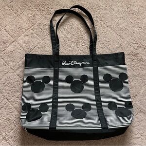Walt‎ Disney World Striped Mickey Mouse Tote Bag